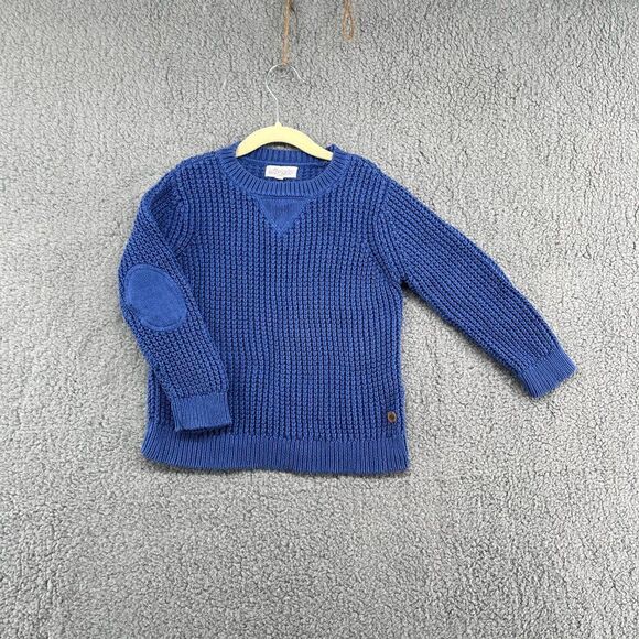 Milkshake Girls Periwinkle Blue Sweater with Shoulder patches - Picture 10 of 14